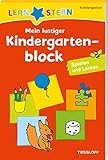 LERNSTERN Mein lustiger Kindergartenblock Spielen und Lernen: Spielen und...