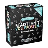DENKRIESEN - Stadt Land VOLLPFOSTEN - Das Kartenspiel - Junior Edition |...