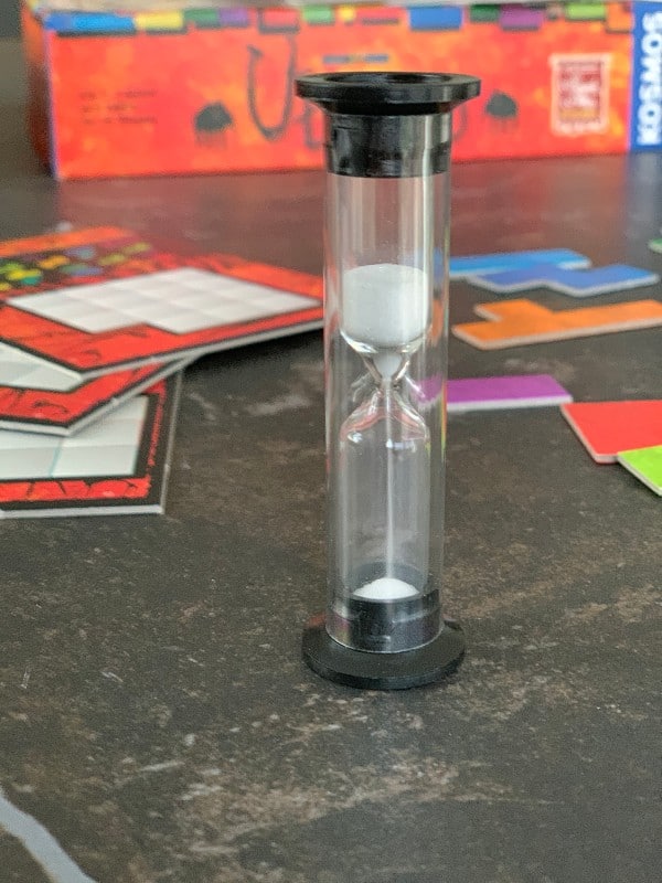 Ubongo: Wie lange läuft die Sanduhr?