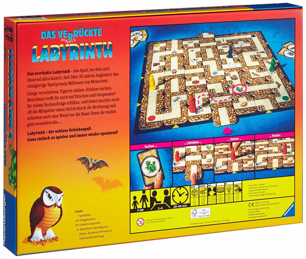 Das verrückte Labyrinth – Versionen & Spielanleitung! | Boardbattle | Gesellschaftsspiele