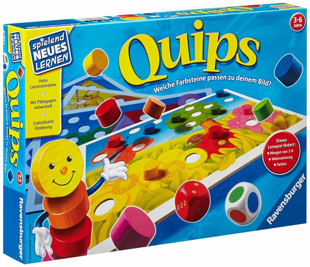 Spielverpackung von Quips