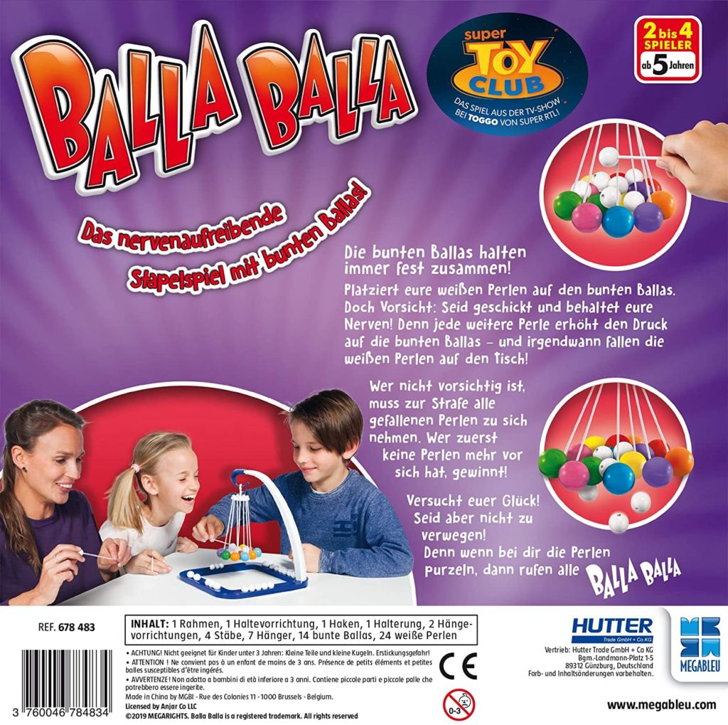 Rückseite von Balla Balla