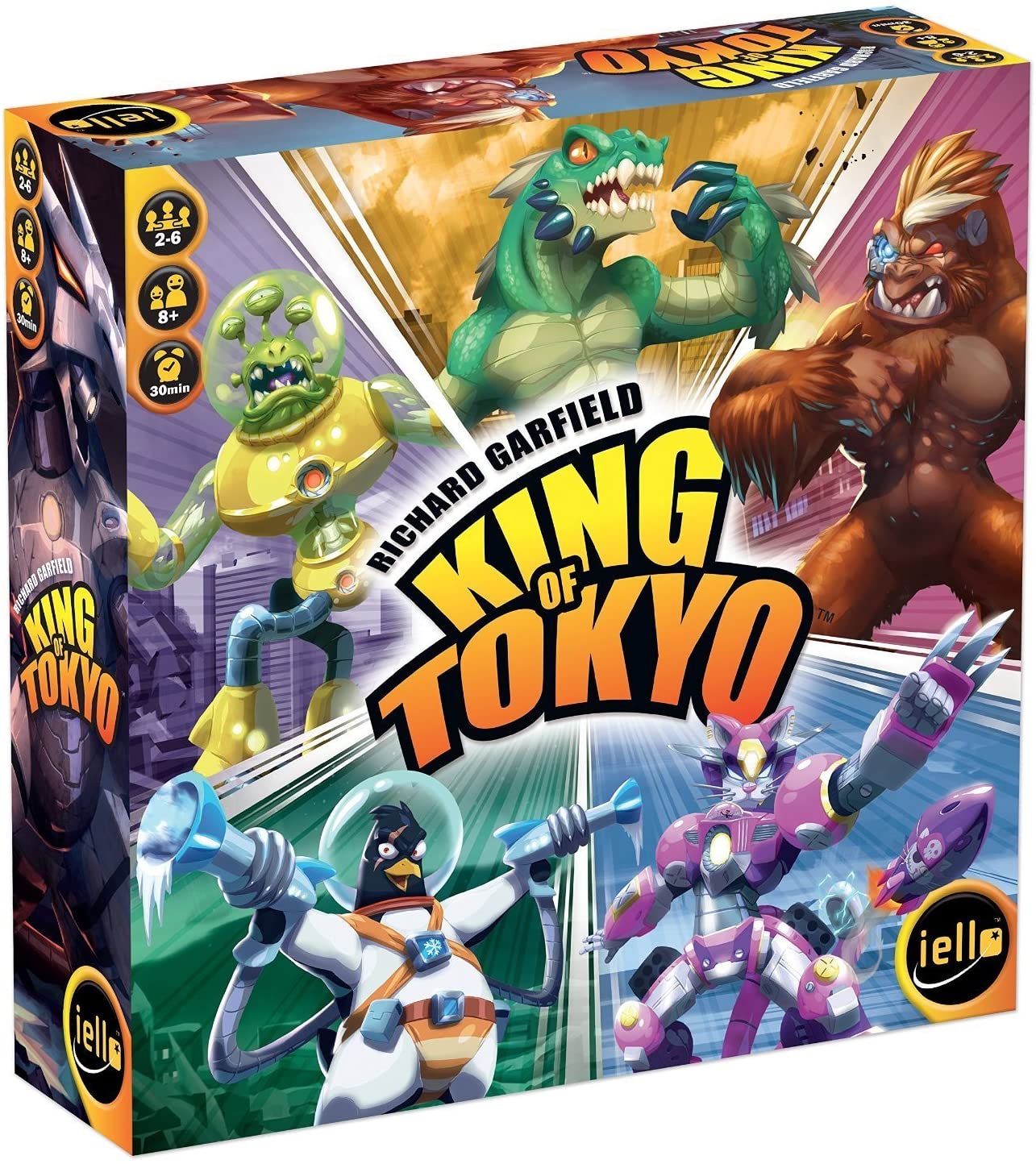 IELLO 516801 King of Tokyo Dark Edition Familienspiel 